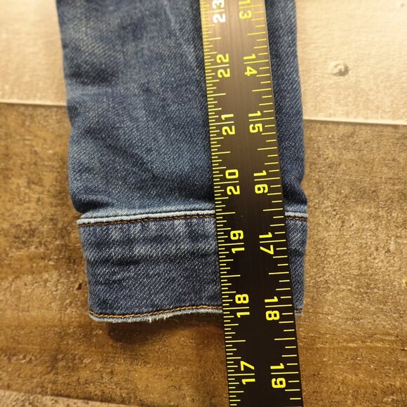 Polo Ralph Lauren Denim Trucker Jacket Kids Small Dark Wash Classic - Picture 7 of 9